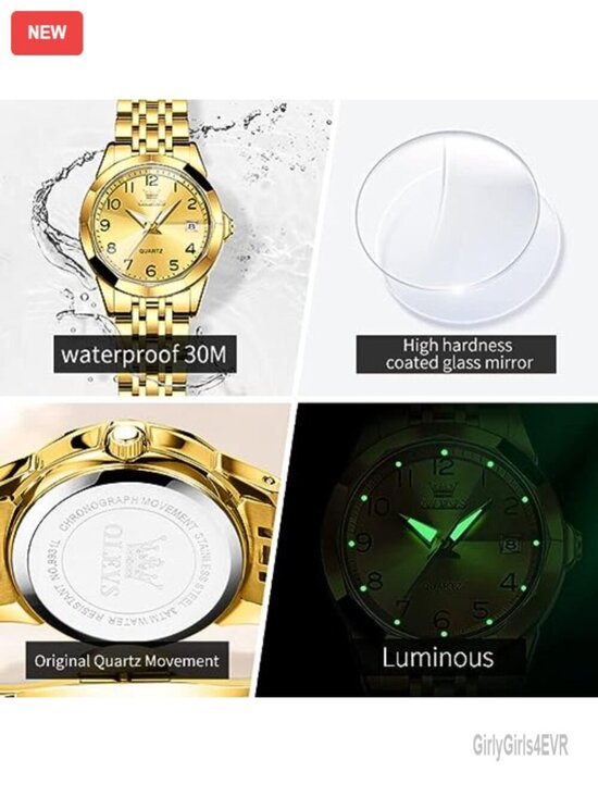 Women\'s Analog Quartz Stainless Steel Dress Watch with Day Date and Luminous main image 5